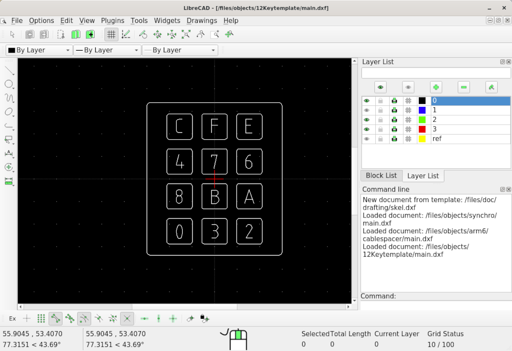 3ra captura detallando el trabajo en CAD